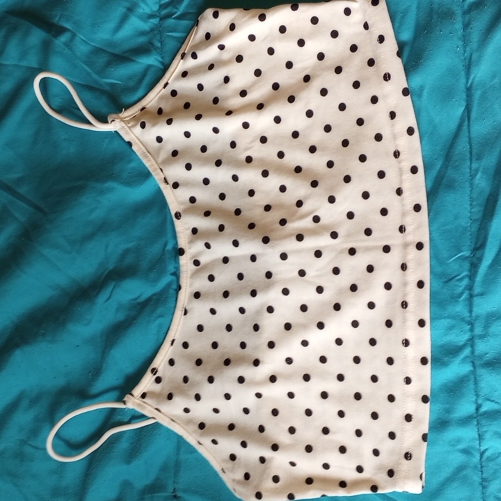 Spaghetti strap crop top